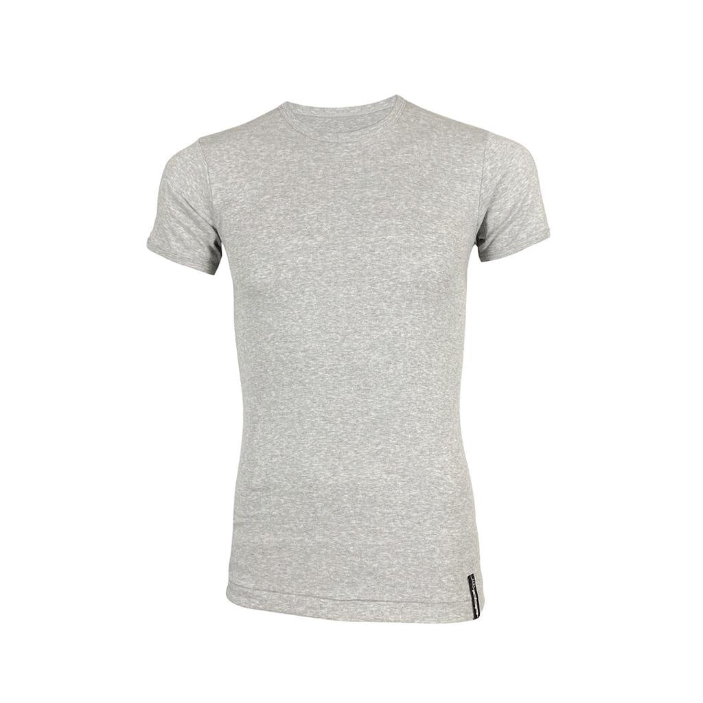 Men Round Neck Plain T-shirt Innerwear (2pcs)