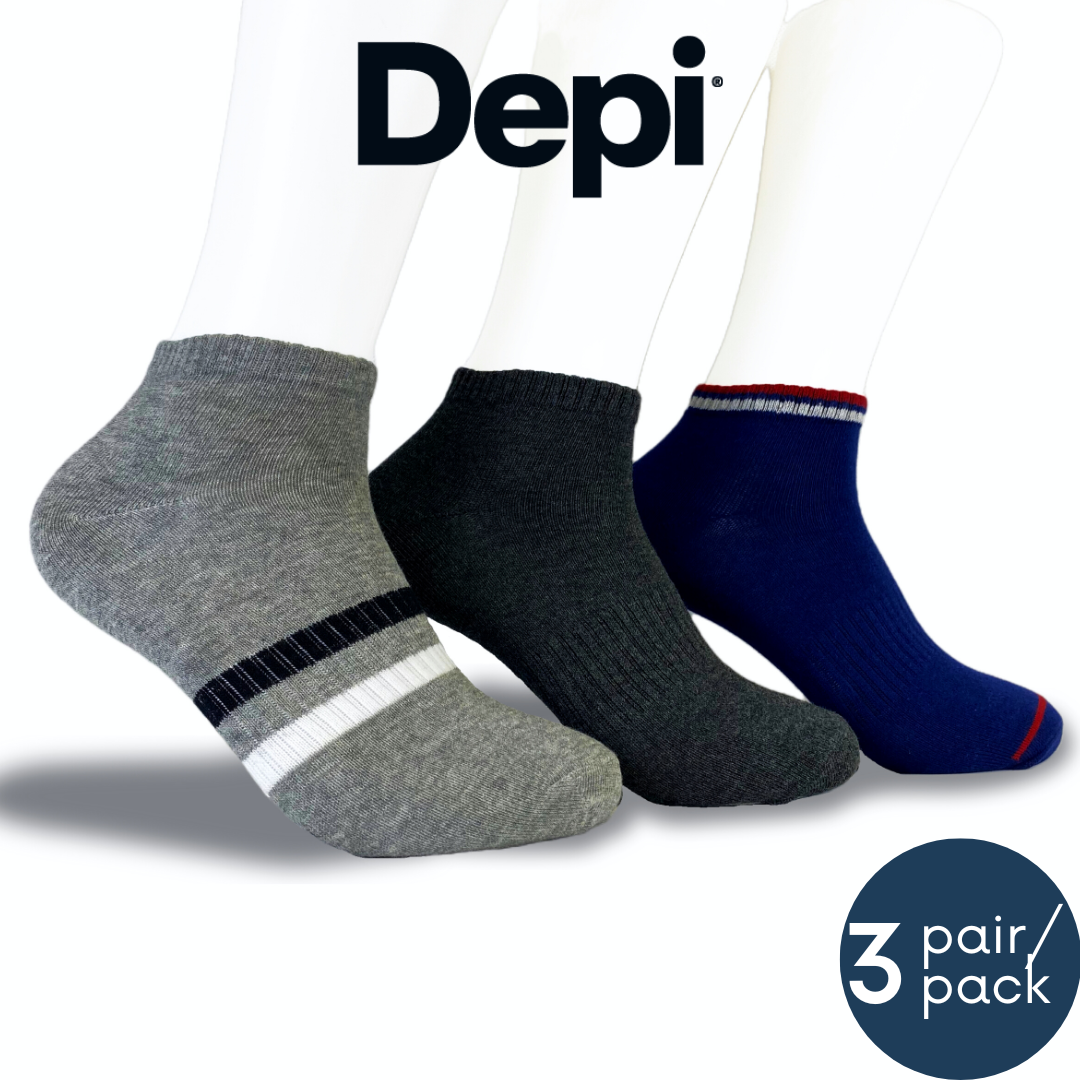 Men Premium Ankle Socks 3-pack