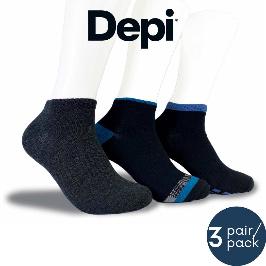Men Premium Ankle Socks 3-pack