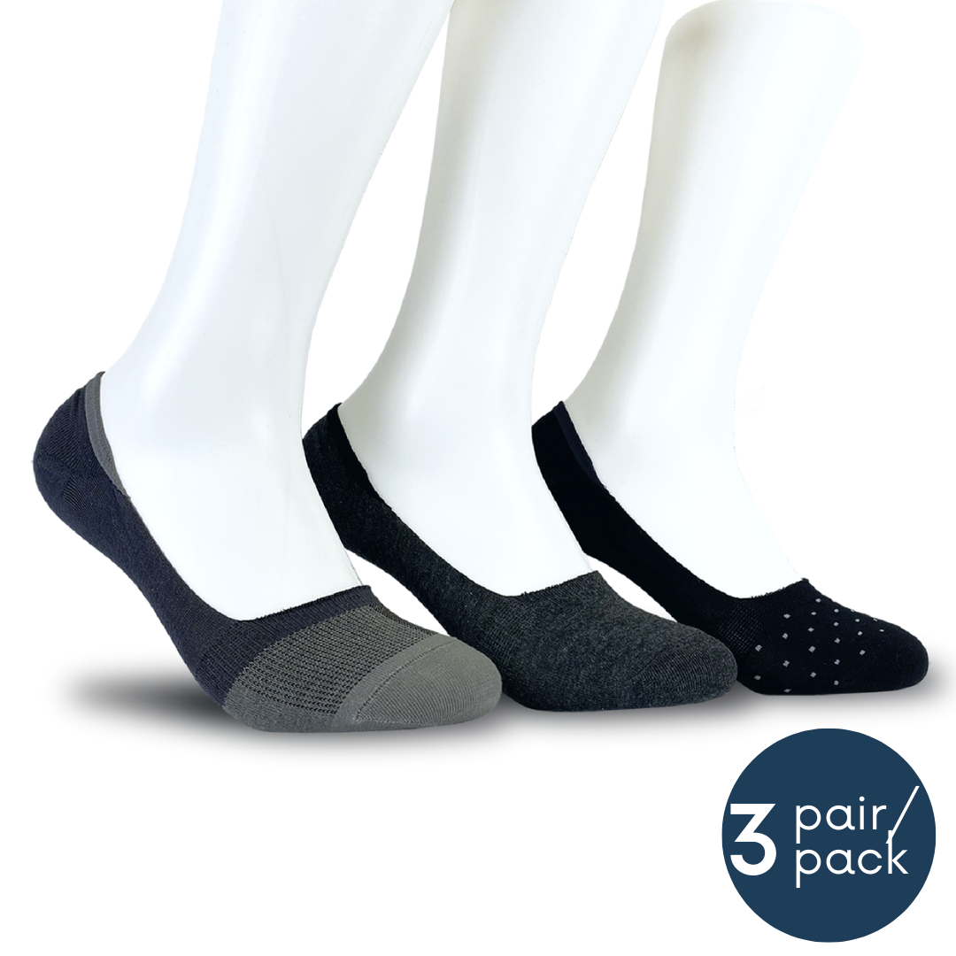 Men Invisible Socks 3-pack