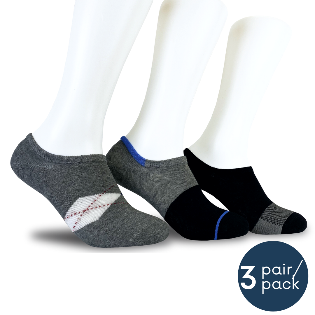 Men Low Cut Socks 3-pack