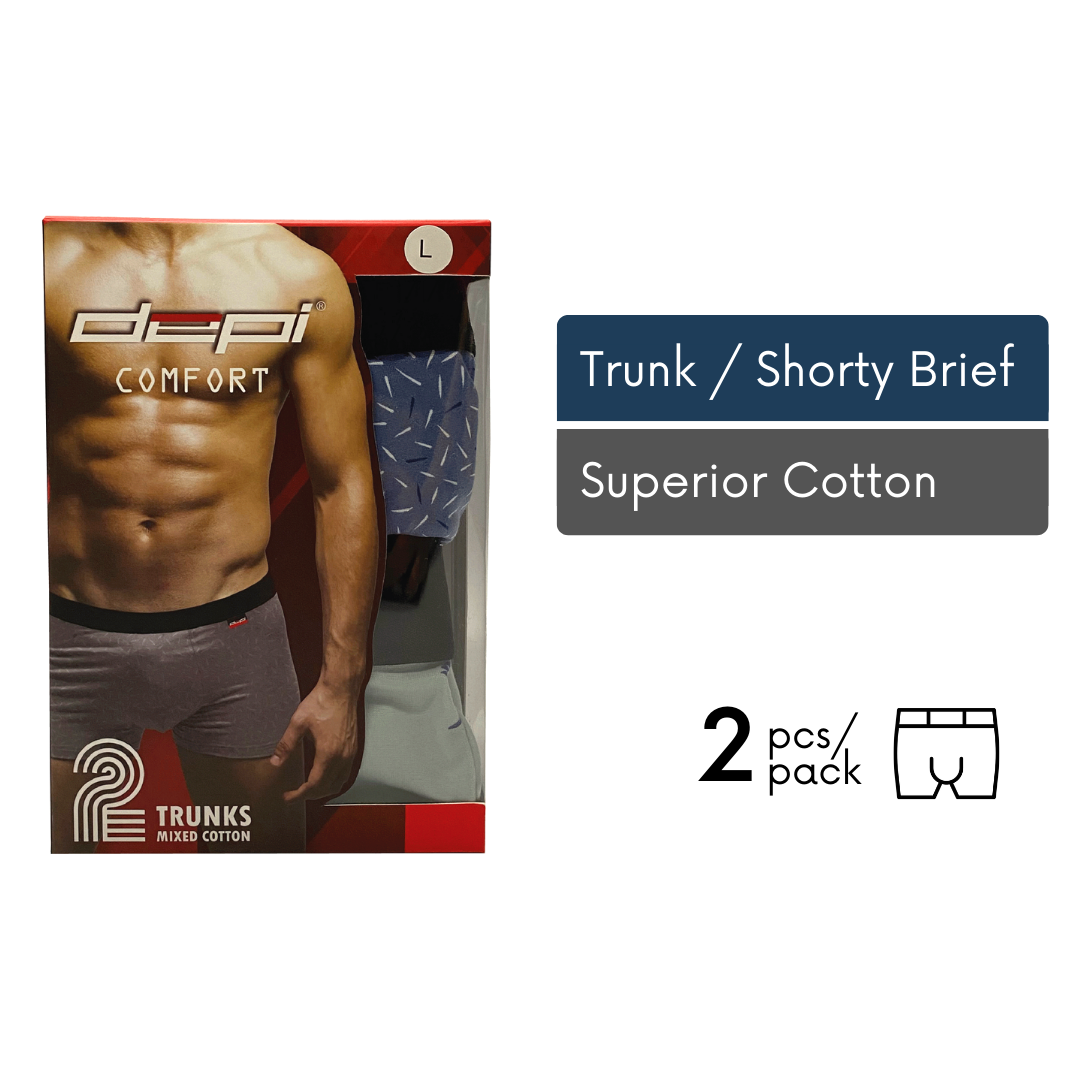 Men Boxer Brief Trunk (2pcs)