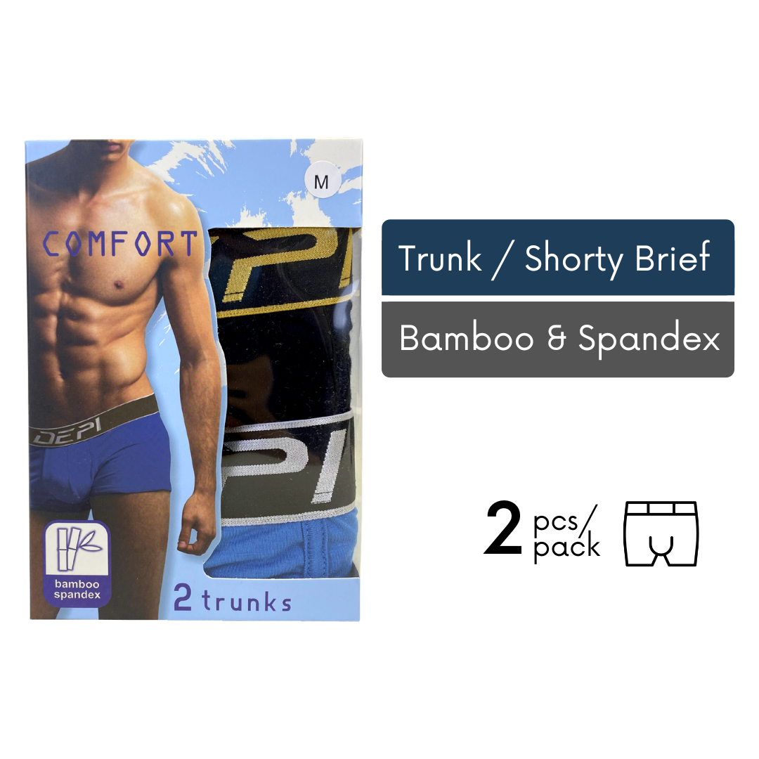 Men Premium Bamboo Boxer Brief (2pcs)