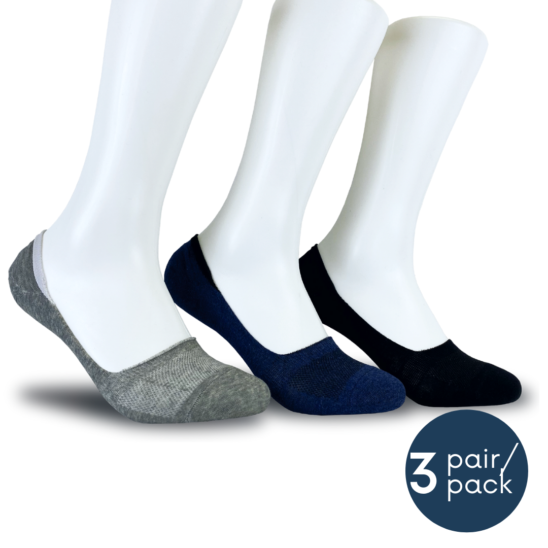 Men Invisible Socks 3-pack