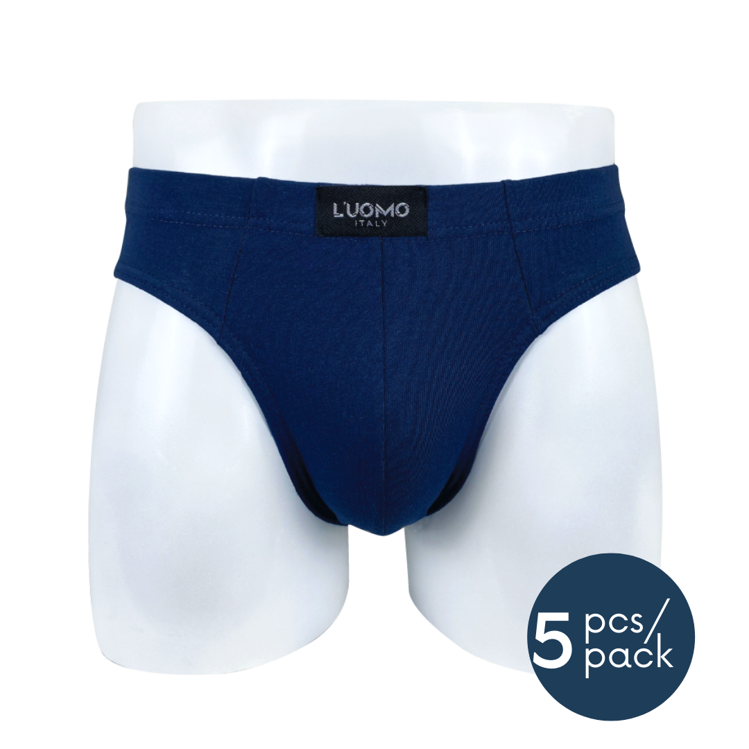 L'uomo Men Brief 100% Cotton (5pcs)