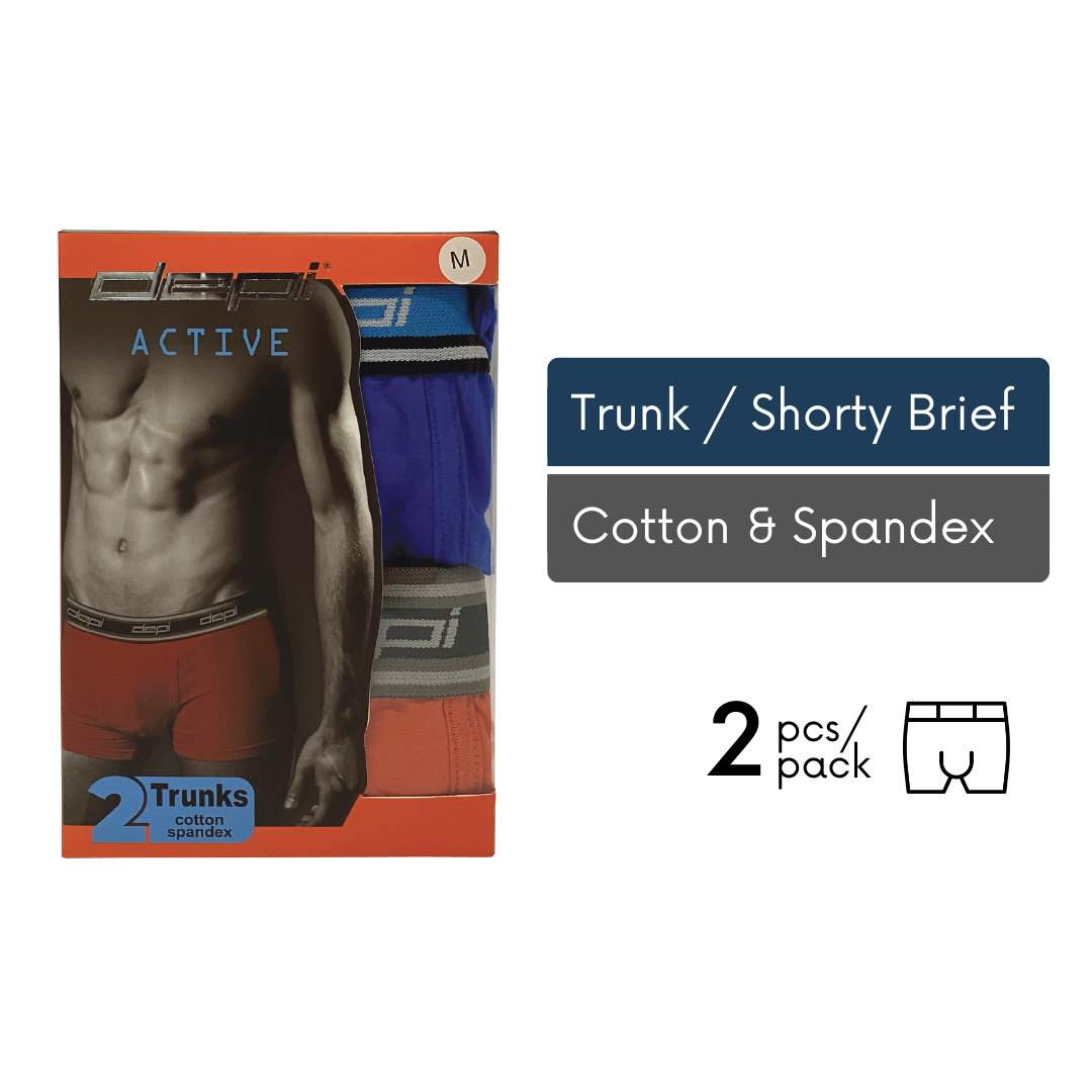 Men Active Brief Trunk (2pcs)