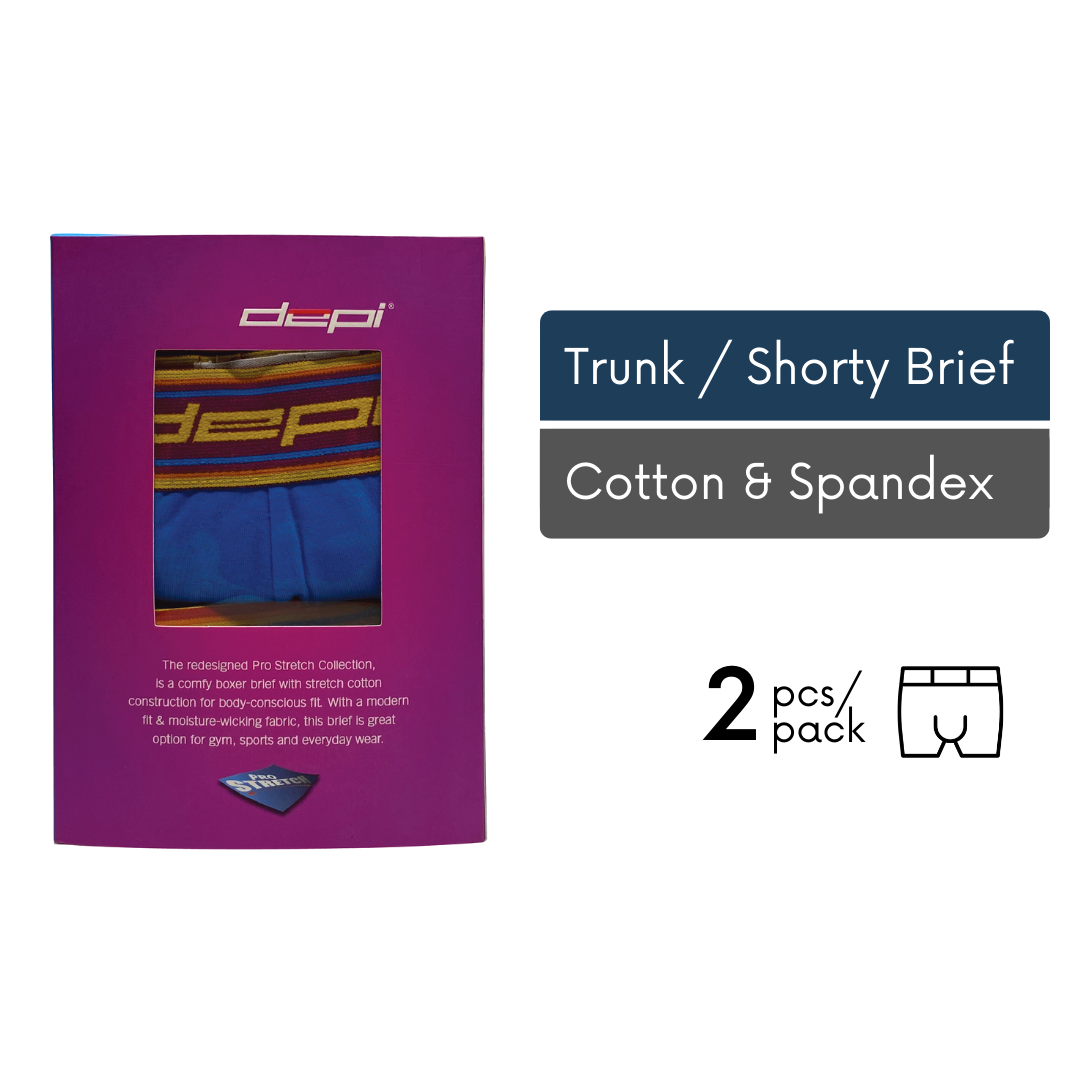 Men Sporty Brief Trunk (2pcs)