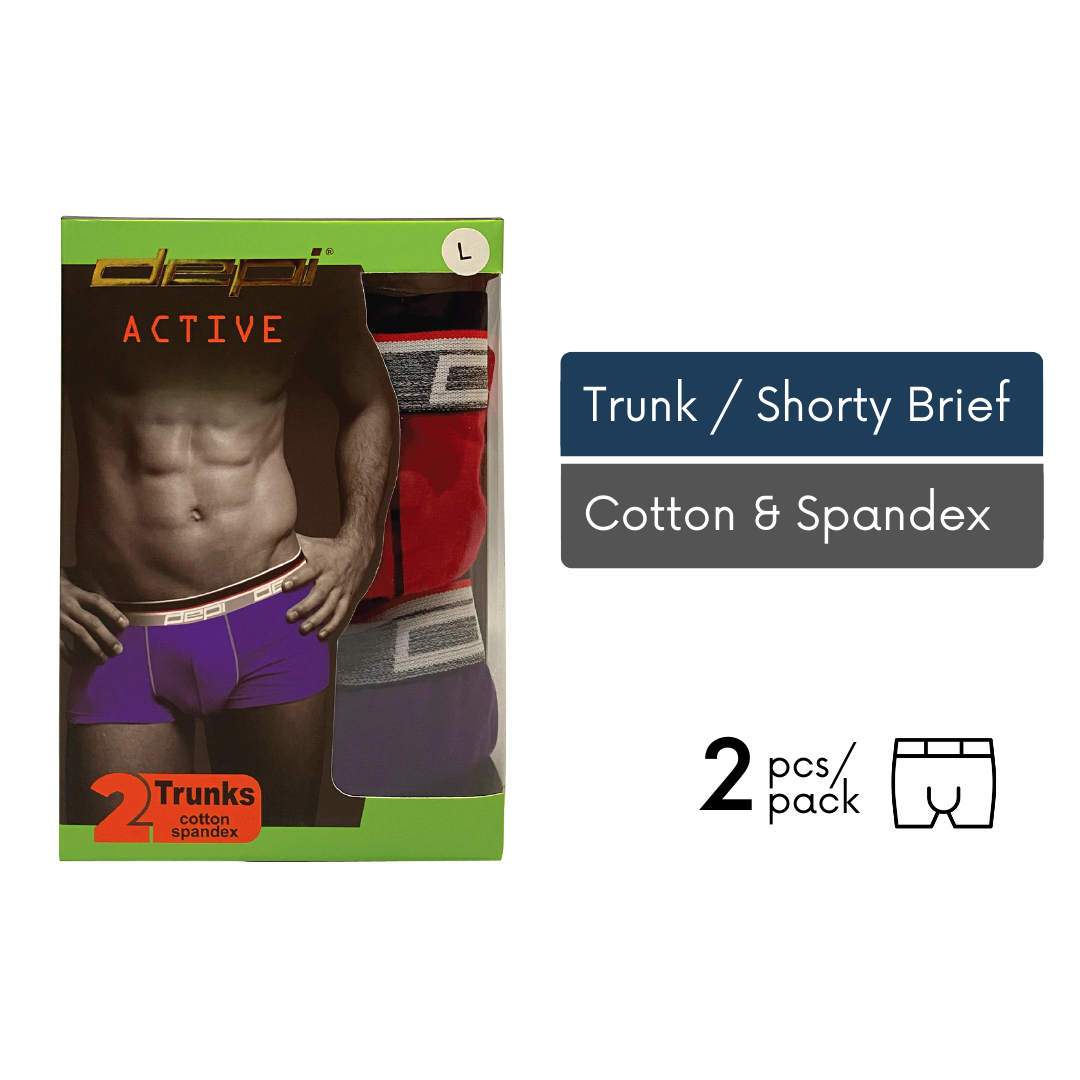 Men Boxer Brief Trunk (2pcs)