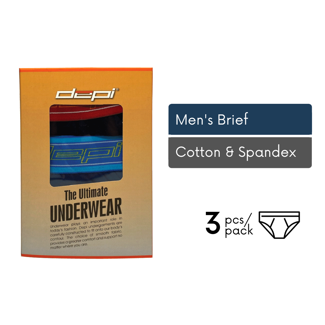 Men Underwear Comfort Brief (3pcs)
