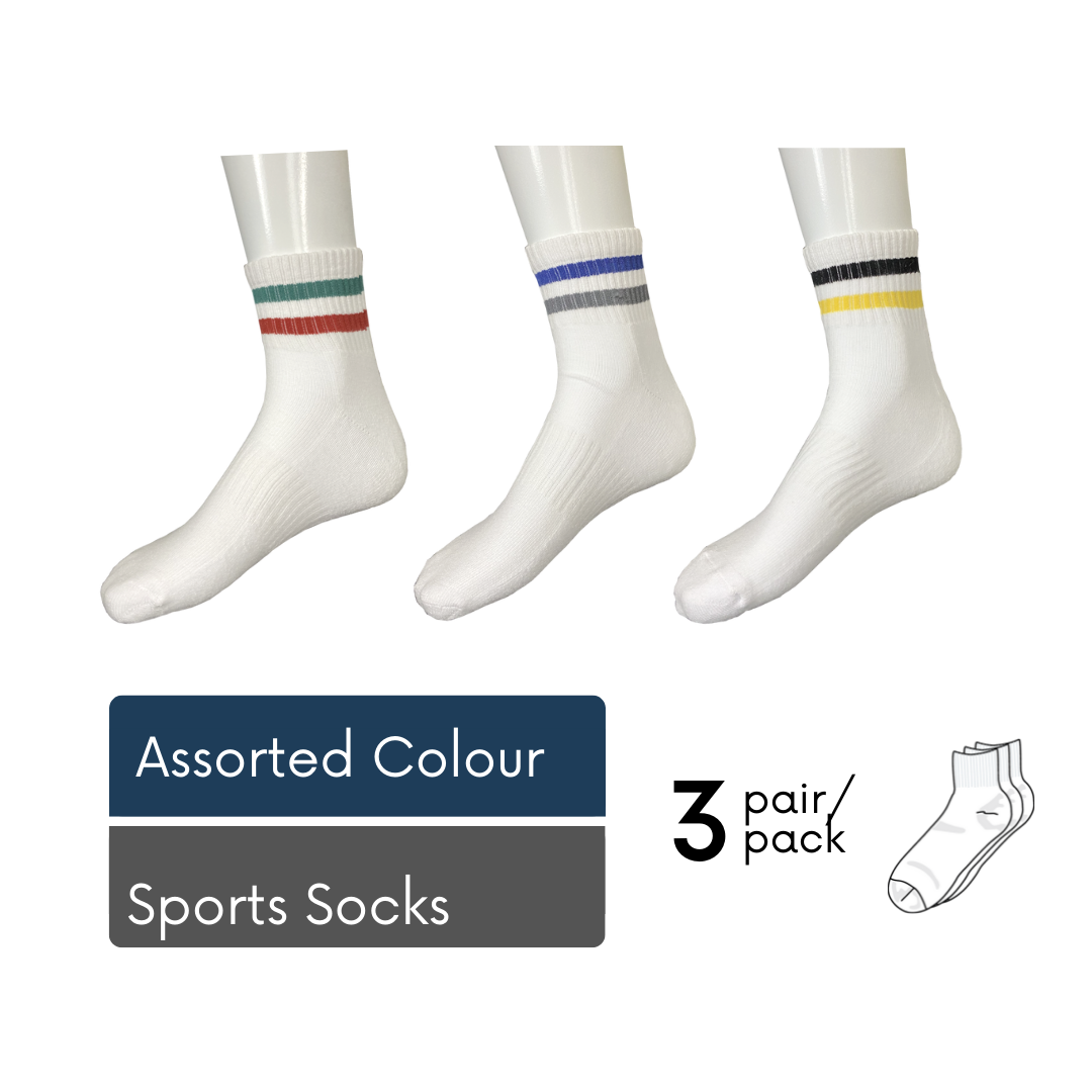 Men Hipster Sports Socks 3-pack