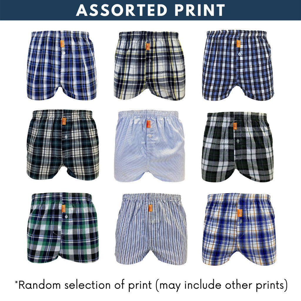 Men Woven Boxer Brief (2pcs)