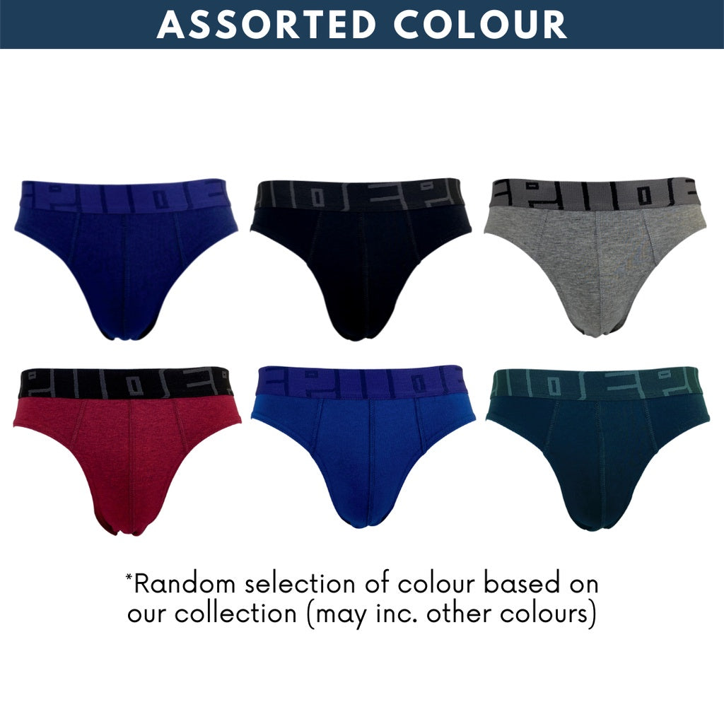 Men Premium Cotton Stretch Brief (3pcs)