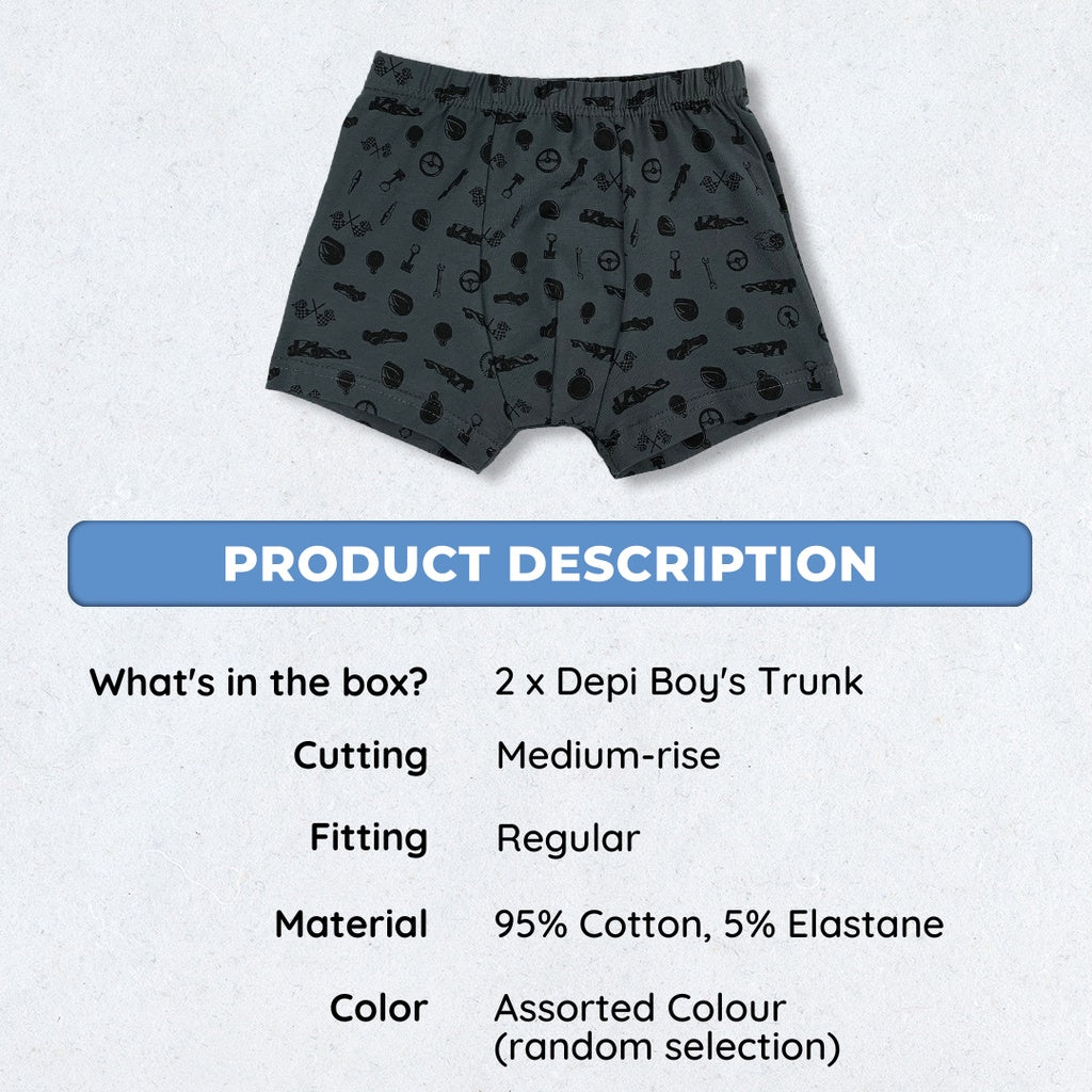Kids Boy Premium Cotton Trunk