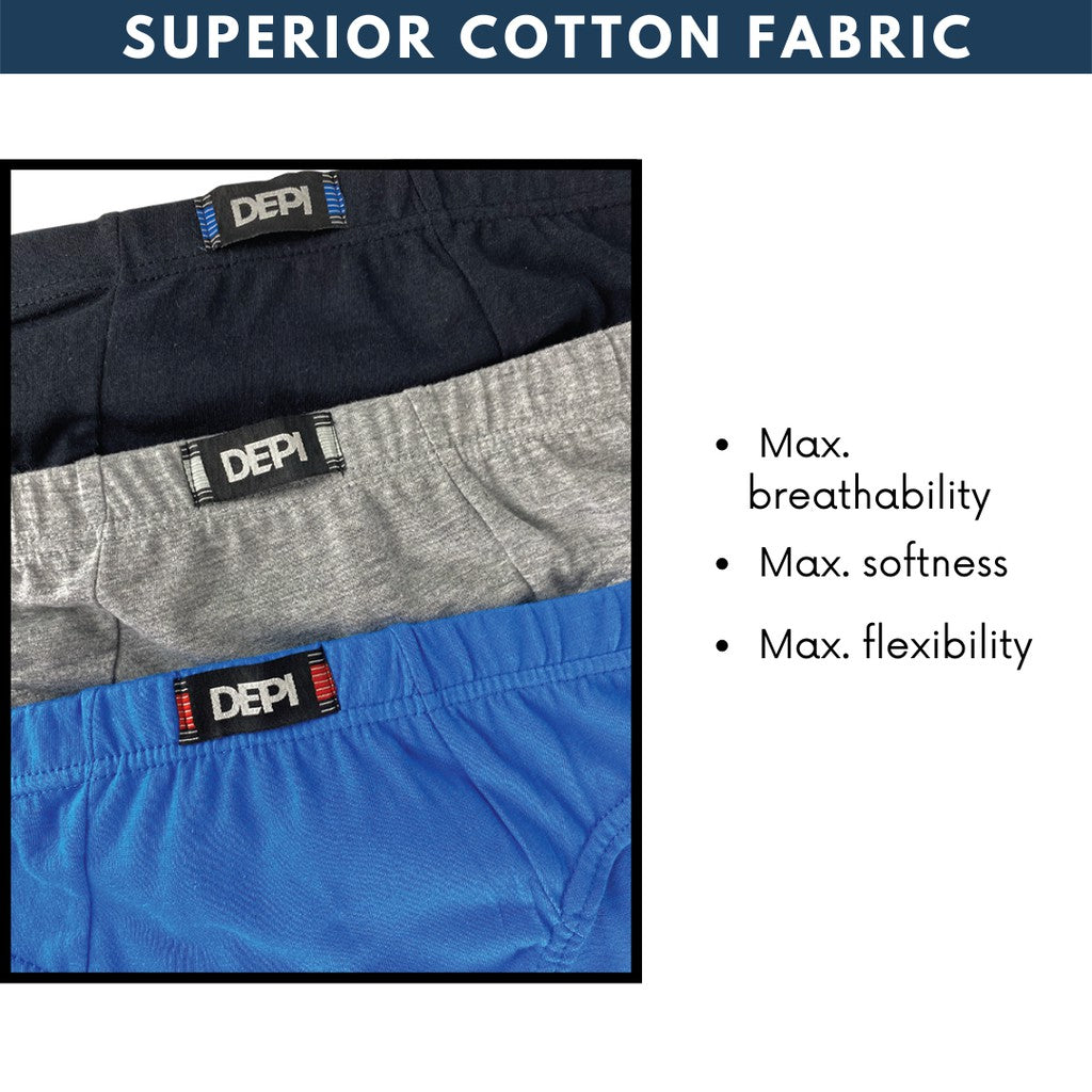 Men Underwear PLUS SIZE Brief (3pcs / 5pcs)