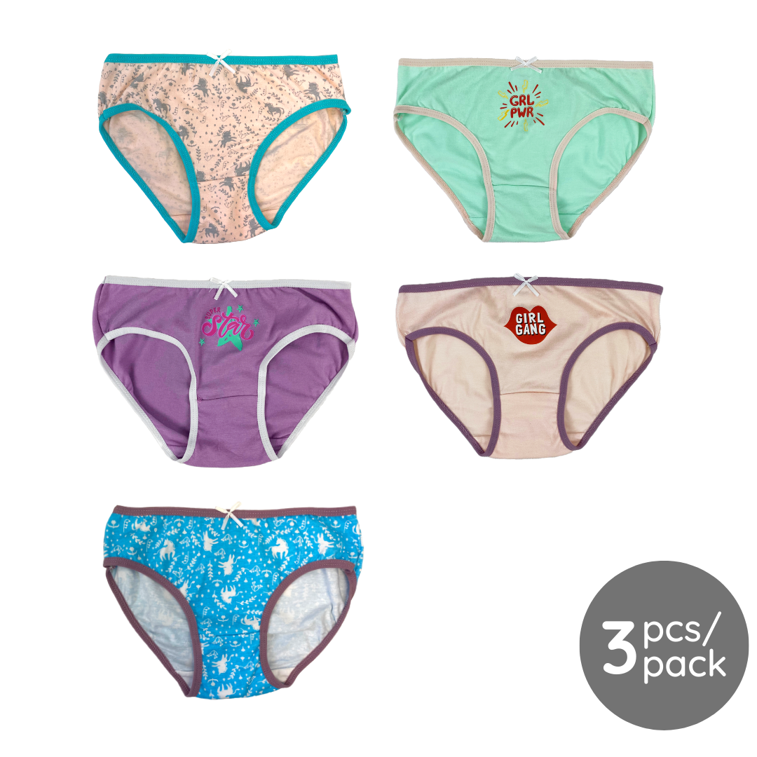 Kids Cute Girl Panties (3pcs)
