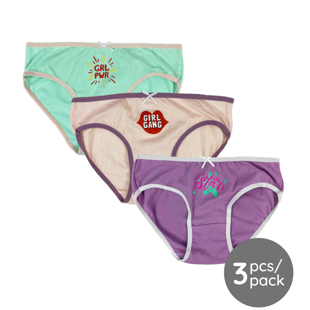 Kids Cute Girl Panties (3pcs)