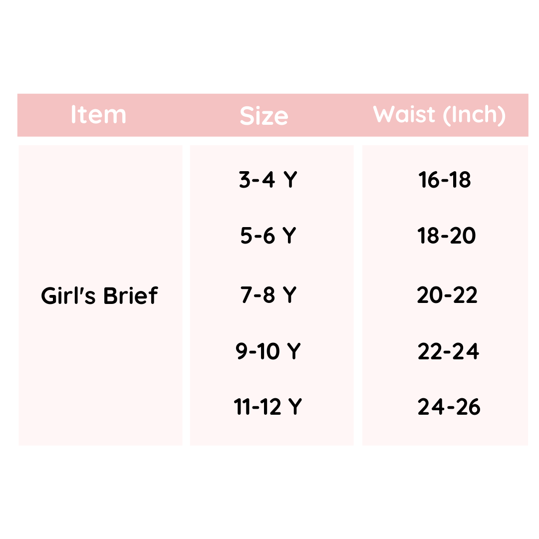 Kids Cute Girl Panties (3pcs)