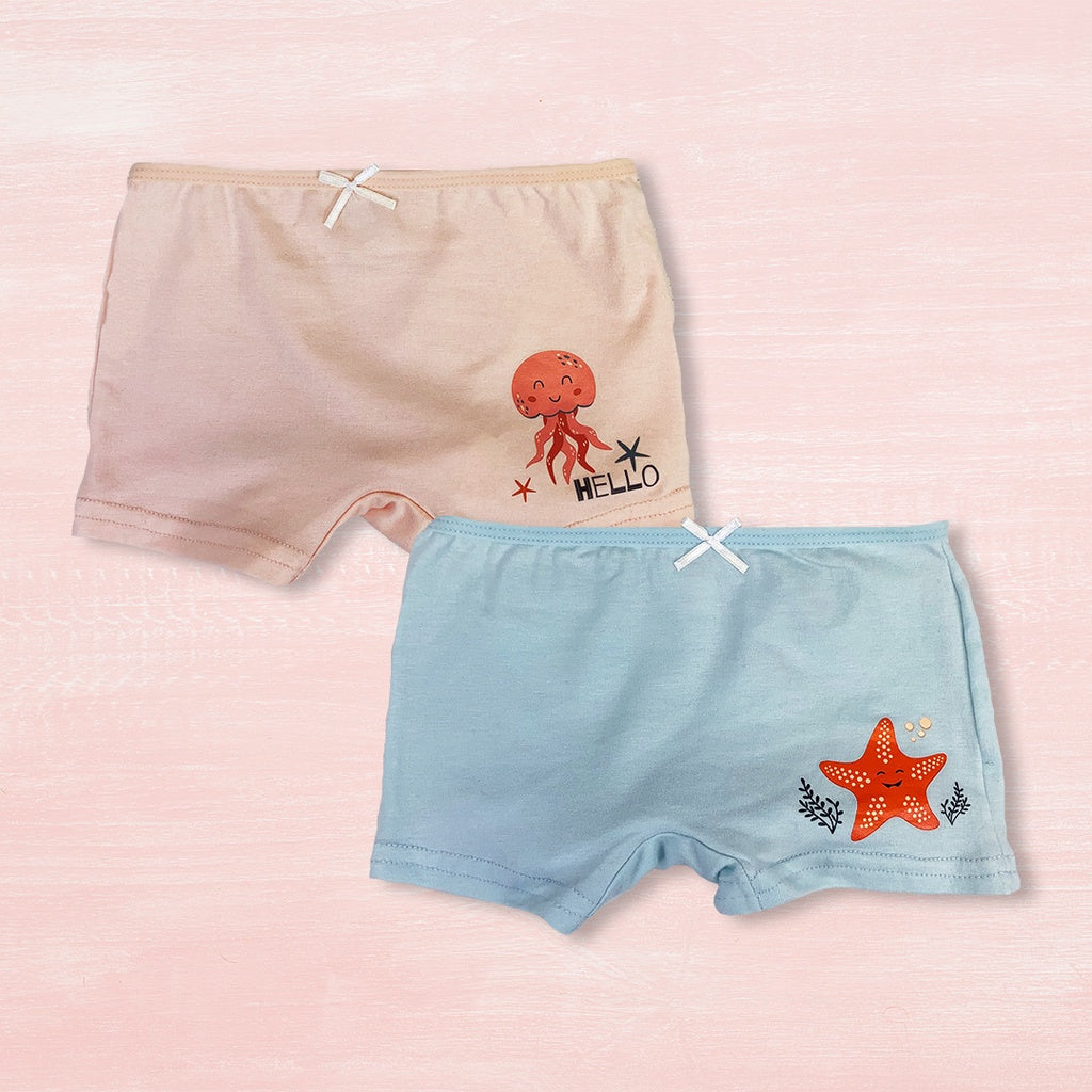 Kids Cute Girl Boxshorts (2pcs)