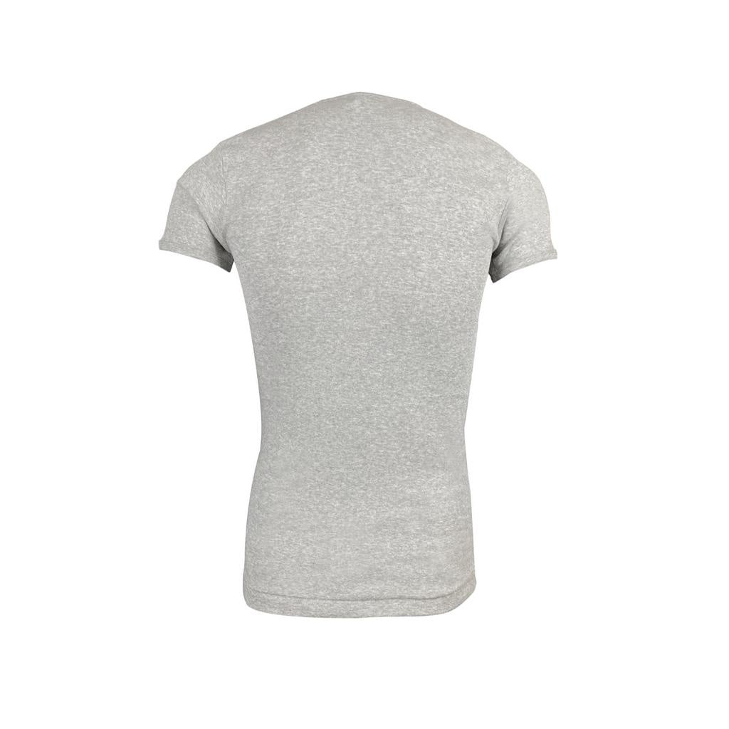 Men Round Neck Plain T-shirt Innerwear (2pcs)