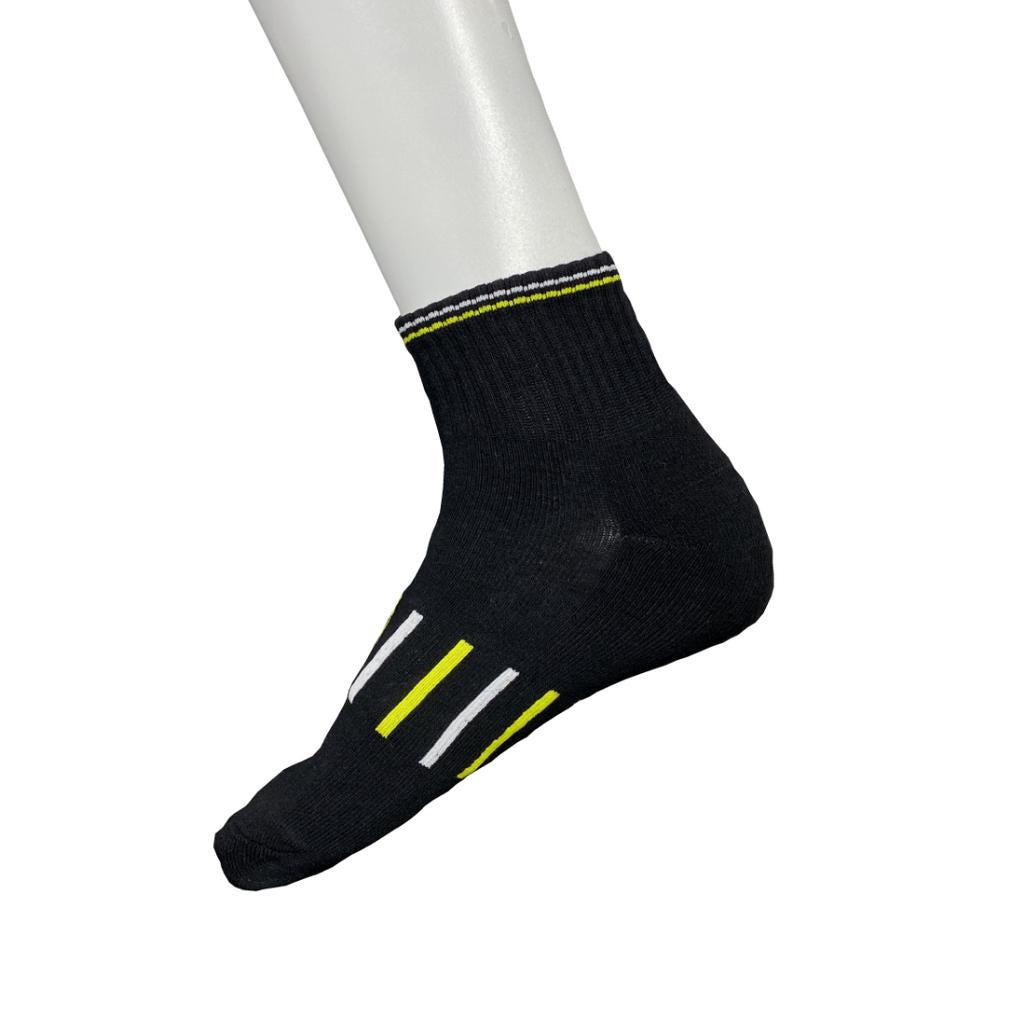 Men Casual Quarter Socks 3-pack