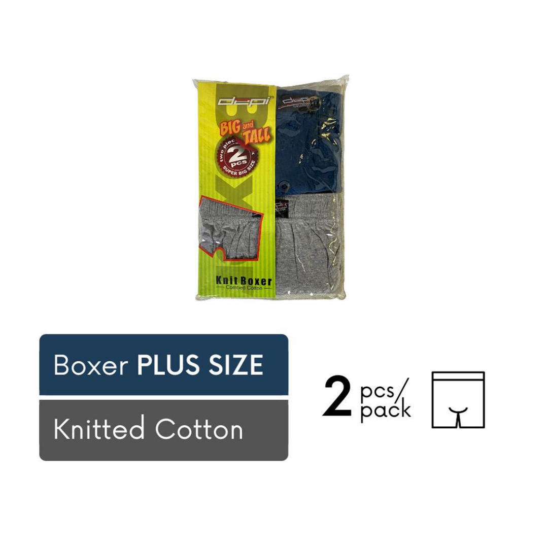 Men PLUS SIZE Boxer Shorts (2pcs)