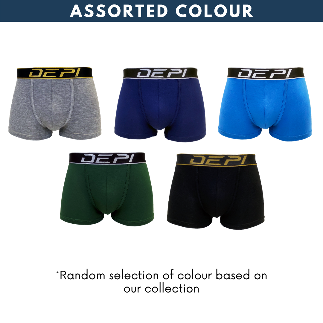 Men Premium Bamboo Boxer Brief (2pcs)