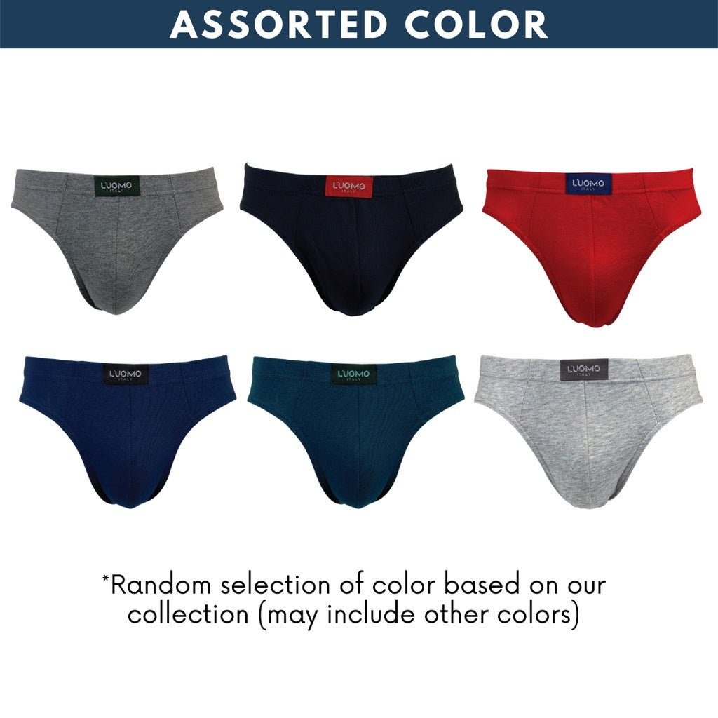 L'uomo Men Brief 100% Cotton (5pcs)