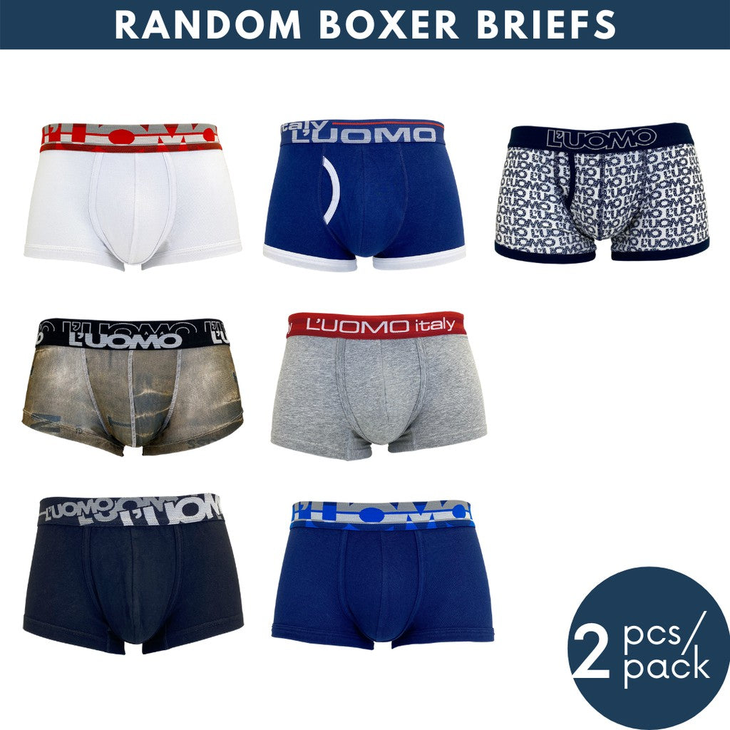 L'uomo Men Premium Boxer Brief (2pcs)