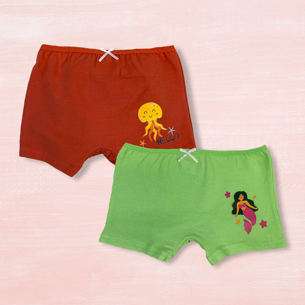 Kids Cute Girl Boxshorts (2pcs)